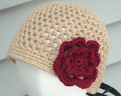 Crochet Hat Toddler to Womens Summer Beanie Your Choose Colors Soft Comfortable Cotton