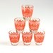 Vintage Geometric Shot Glasses from France
