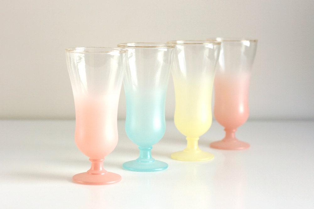 Vintage Blendo Parfait Glasses