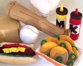 Baseball Felt Pattern - Instant Download - BALLPARK FUN - Felt Food and Toy Tutorial