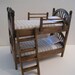 Bunk Beds, twelfth scale, country look, dollhouse miniature