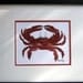 Red Crab Print