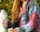 PATTERN for Crochet Jacket with Hood