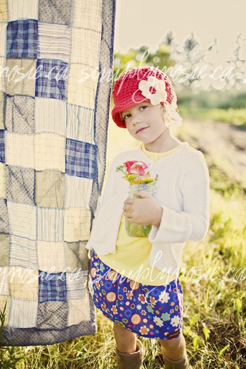 Buy 2 get 1 FREE.... The Franny  Flower Twirl Skirt....handmade childrens clothing by laken and lila...baby...toddler...girls