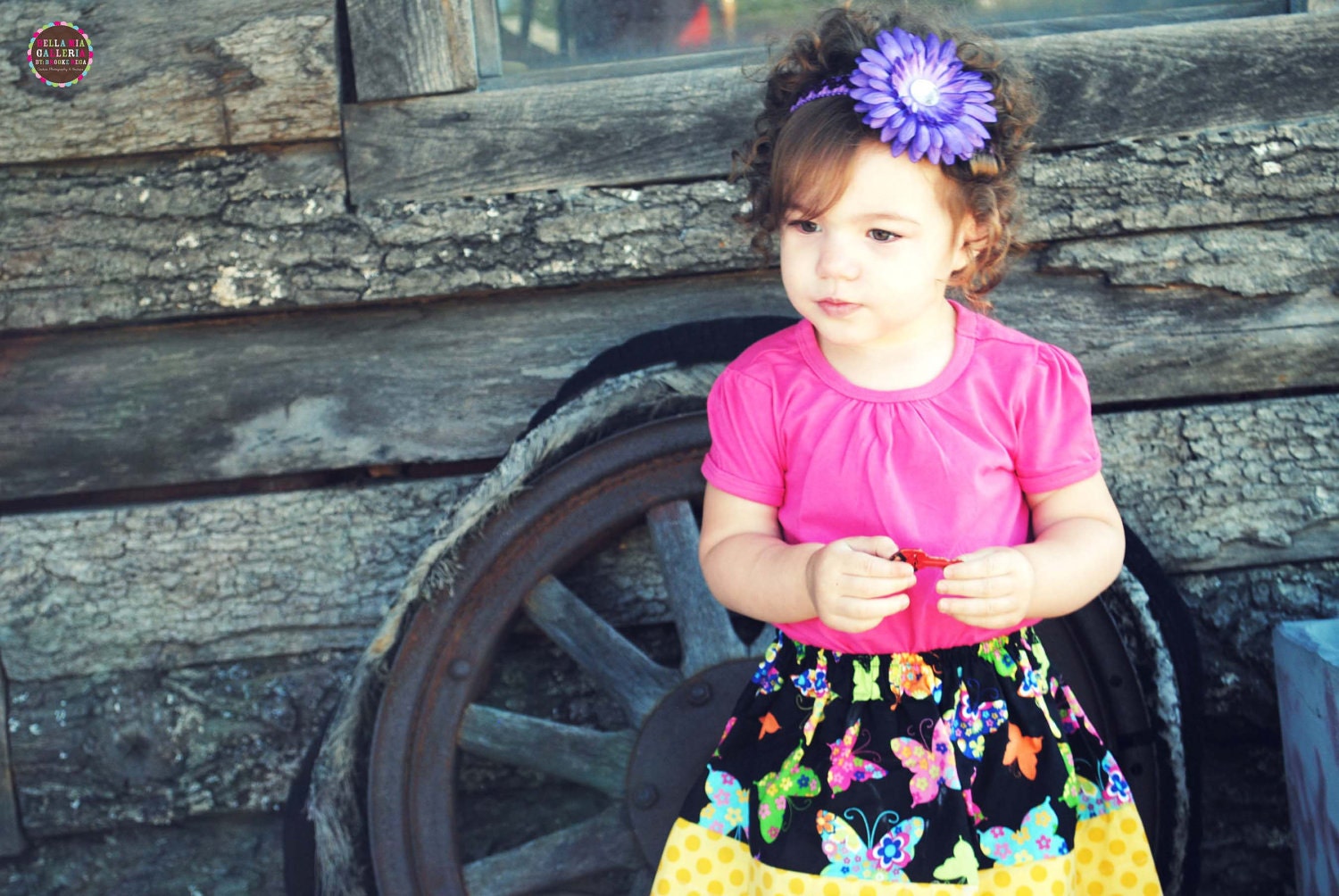 Buy 2 skirts get 1 FREE....the Dotty Butterfly Twirl Skirt...eco-friendly.....handmade childrens clothing
