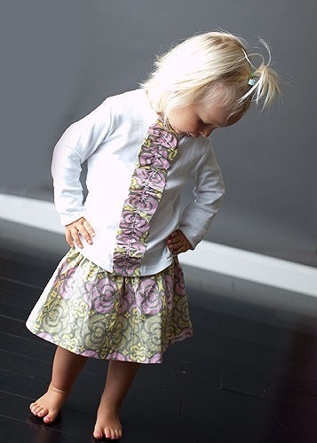 Childrens Clothing....Buy 2 skirts get 1 free.. Modern Twirl Skirt....handmade childrens clothing by laken and lila
