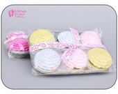 Crochet Cupcakes- set of six in your choice of colors
