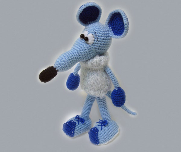 Amigurumi Pattern Rat Pashka. by LilikSha on Etsy