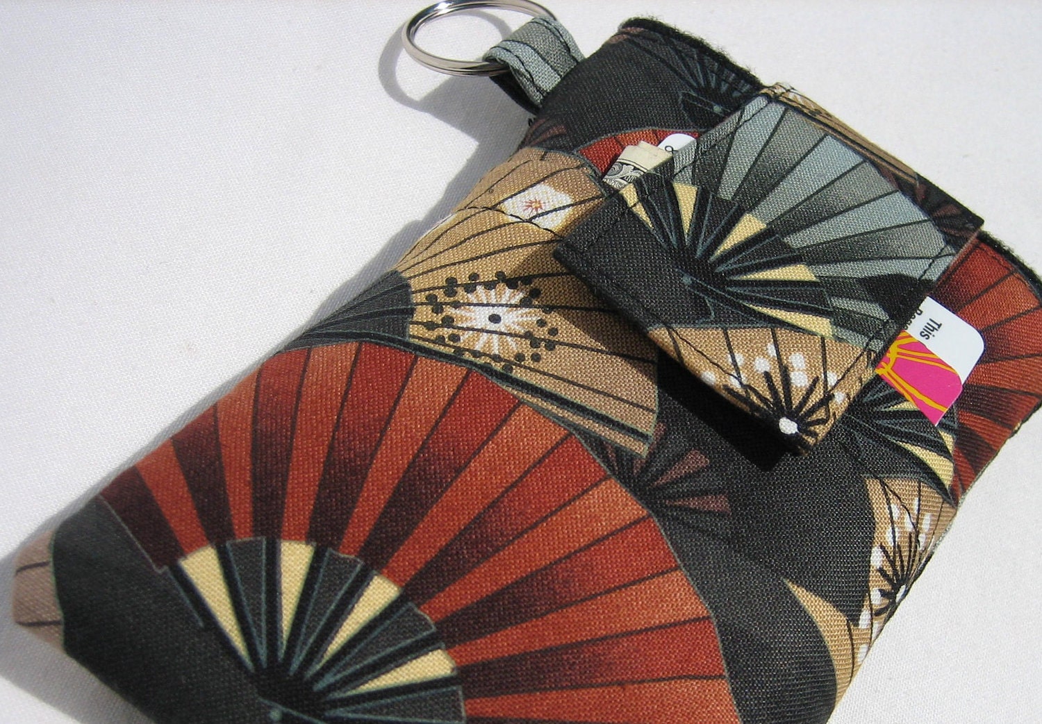 SALE - iPhone cover, Droid case, HTC, Samsung, Blackberry case cover, iPhone 4,5 cover- Geiko Fans Cotton Fabric