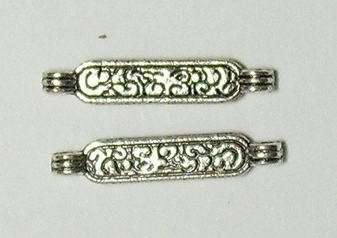 5 Pcs Antique Silver Bali Connectors