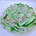 Wedding hair flower, Apple Green flower accessory, Made To Order, Bridesmaids, Prom, Maternity Sash