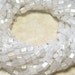 5mm Matte Crystal Silver Lined Czech Glass Triangle Seed Bead Hank
