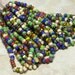 6/0 3 Cut Opaque Color Mixed Picasso Firepolished Czech Glass Seed Bead Hank