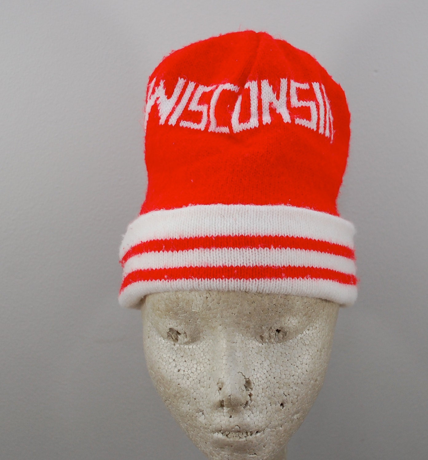 Vintage WISCONSIN BADGERS Winter Hat