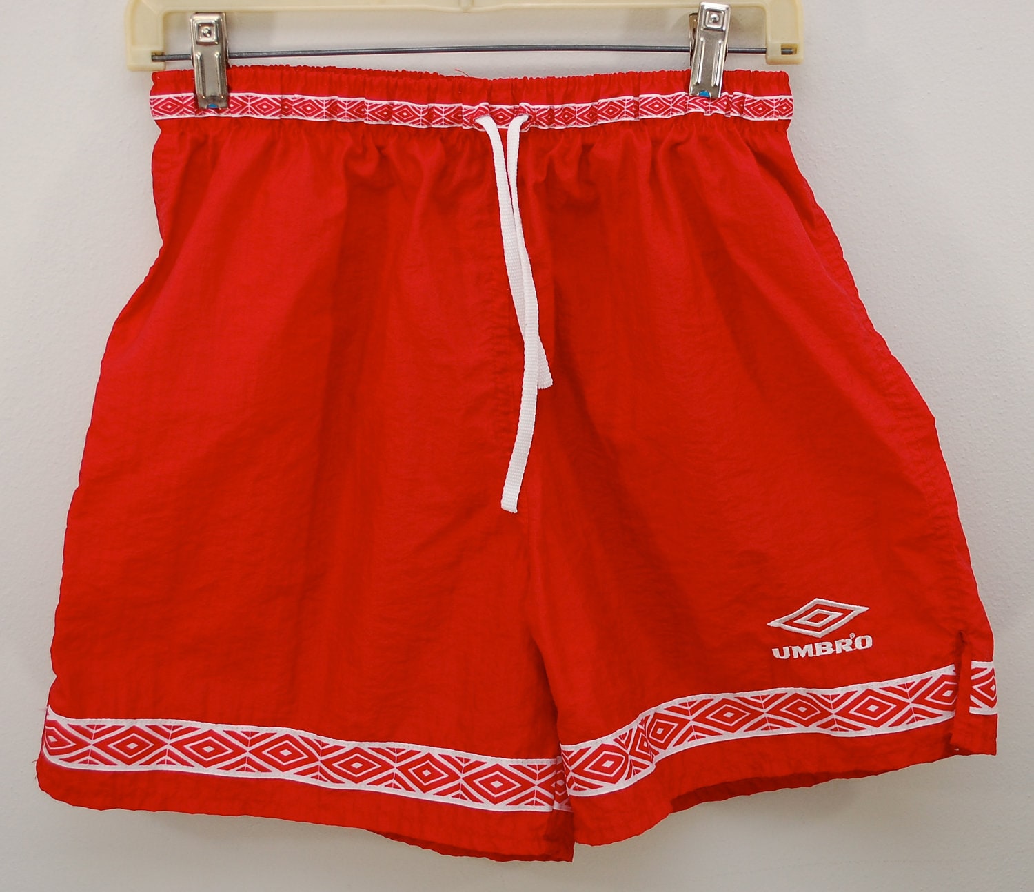 Vintage UMBRO Nylon Soccer Shorts Made in USA by ilovevintagestuff