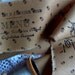 Old World Paris Hand Made Ribbon with New Style of French Stamps