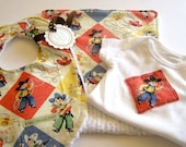 Yippee Burpcloth Bib and One Piece Snap Bodysuit Set--Great for Baby Cowboy or Cowgirl