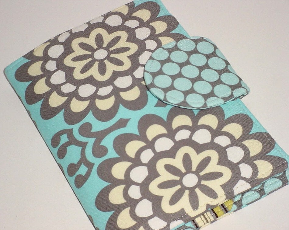 Kindle Cover, Nook Color Cover, Kindle Touch Cover - Blue Wallflower eReader Book Cover