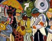 Jazz March 11x14" Giclee Reproduction