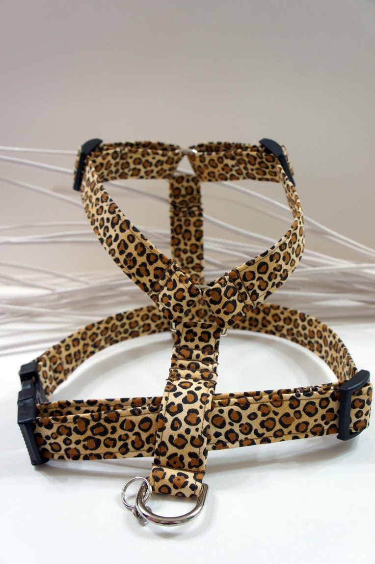 Etsy on Sale Leopard Dog Harness Size Medium Ready to Ship