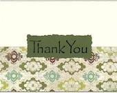 Evergreen Thank You Notes - Set of TEN