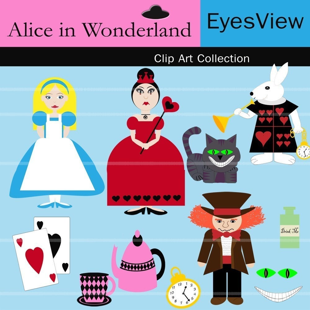 alice in wonderland free clip art - photo #46