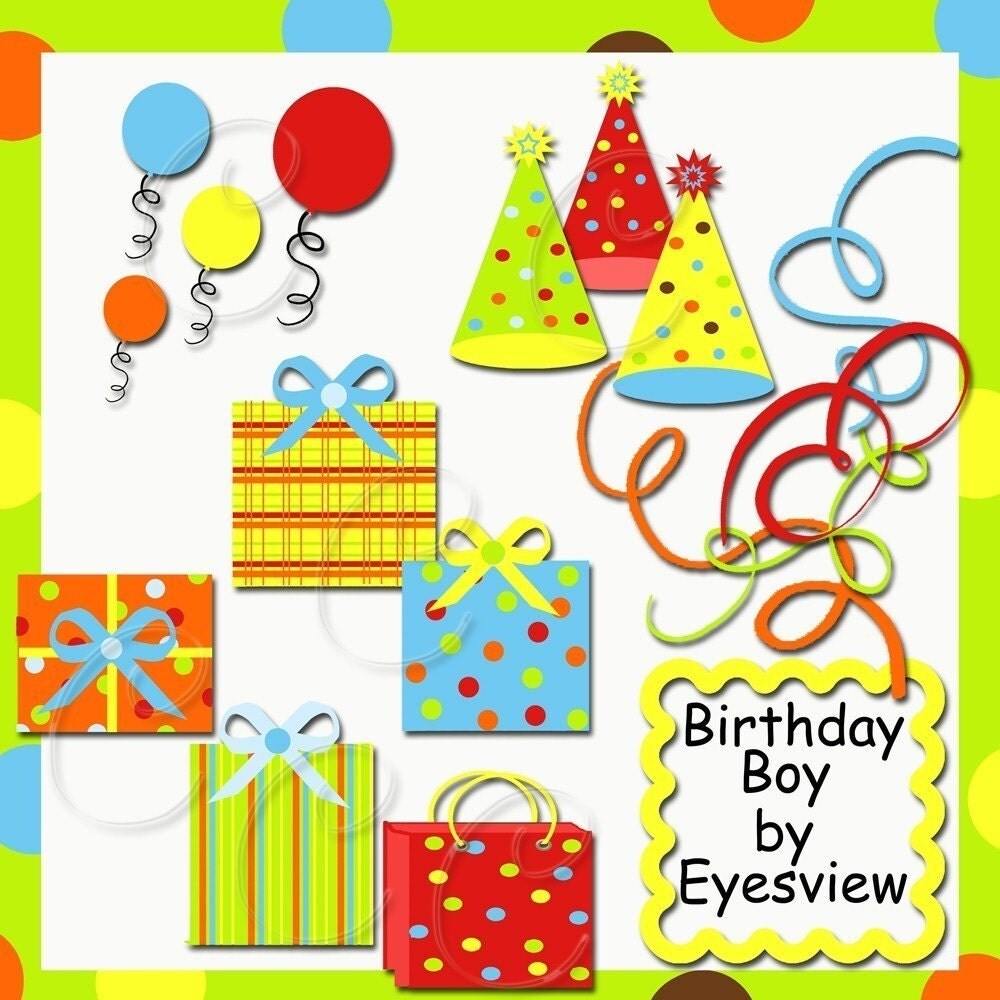 Birthday Boy Clipart