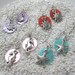 Ocean Life Fish Silver and Capiz Earrings