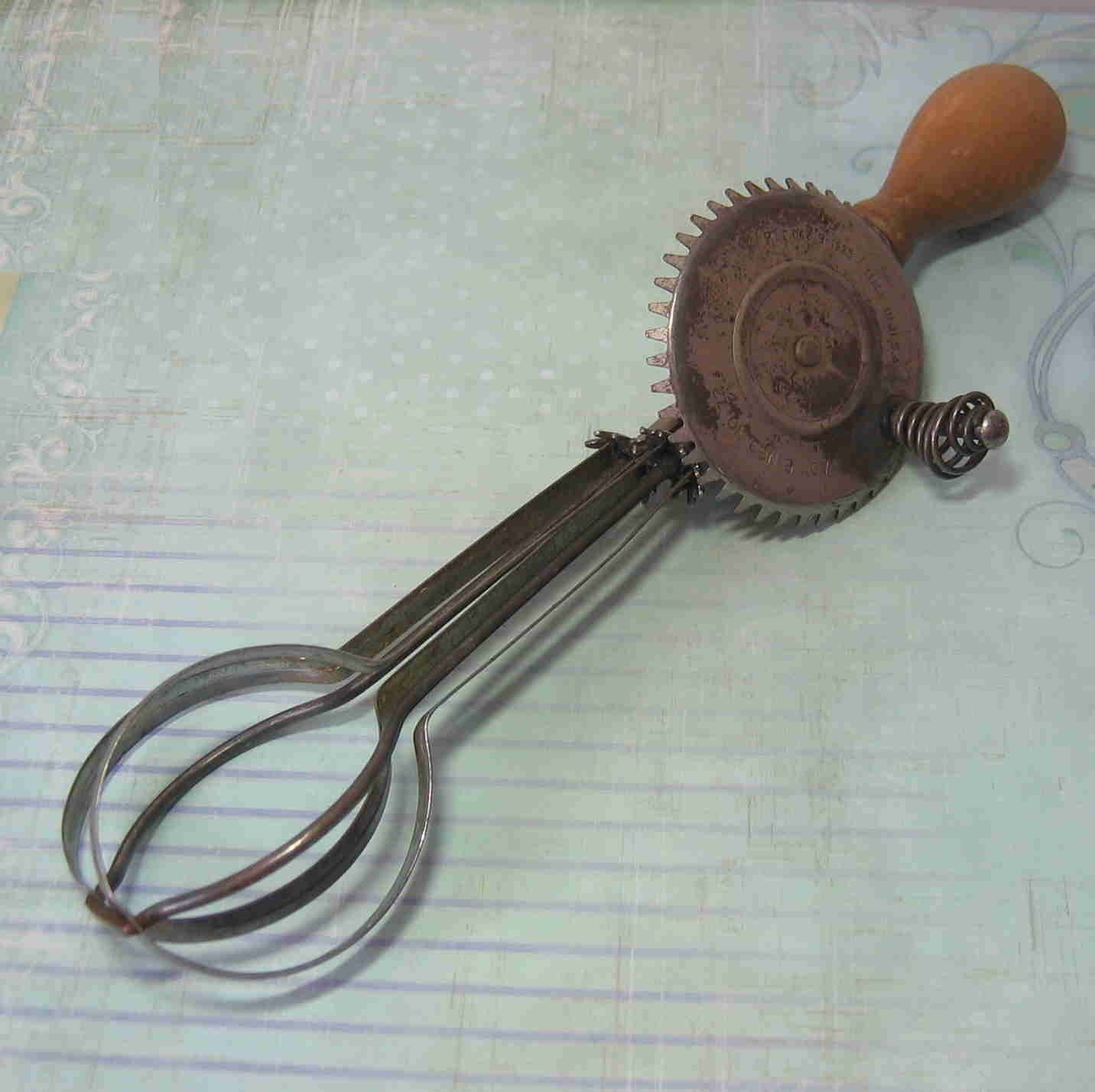 Items similar to SALE Vintage Lady Bingo Hand Held Egg Beater on Etsy