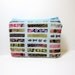 Small Zipper Pouch Card Wallet Cell Phone Pouch Spring Ribbons