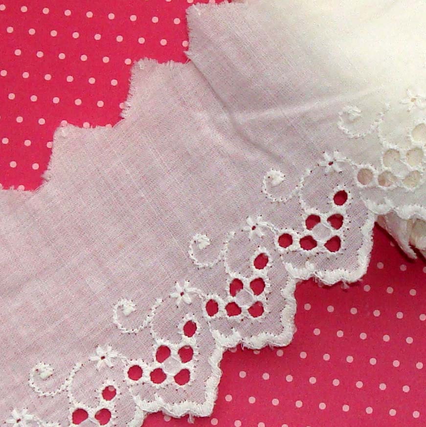 Antique Lace Vintage Lace Trim Swiss Edging Embroidered