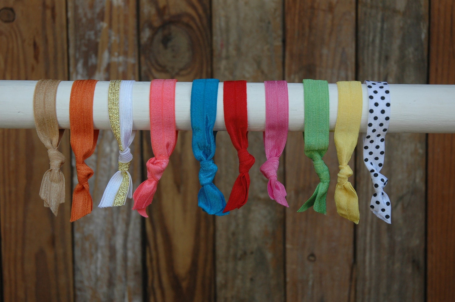 Flipped Bird Stretchy Headbands and Hair Ties, perfect for yoga, working out pony tails  24 Jumbo pack.