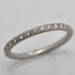 Diamond pave band - 18k palladium white gold