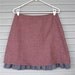 Dusty Rose ruffle front skirt Sz 8