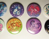 My Little Pony 8 Button Set