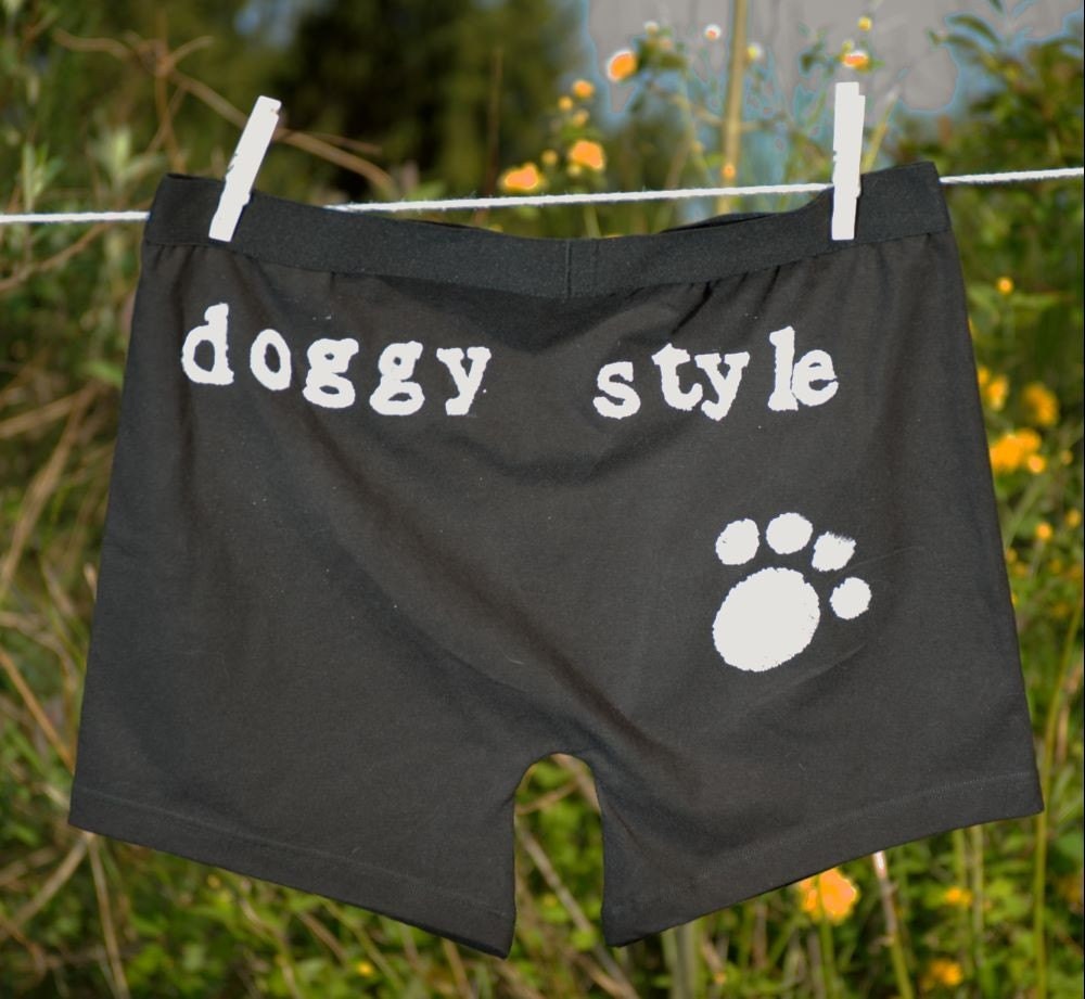 Cheeky paw print mens boxer briefs