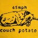 Lazy greyhound dog bandanna