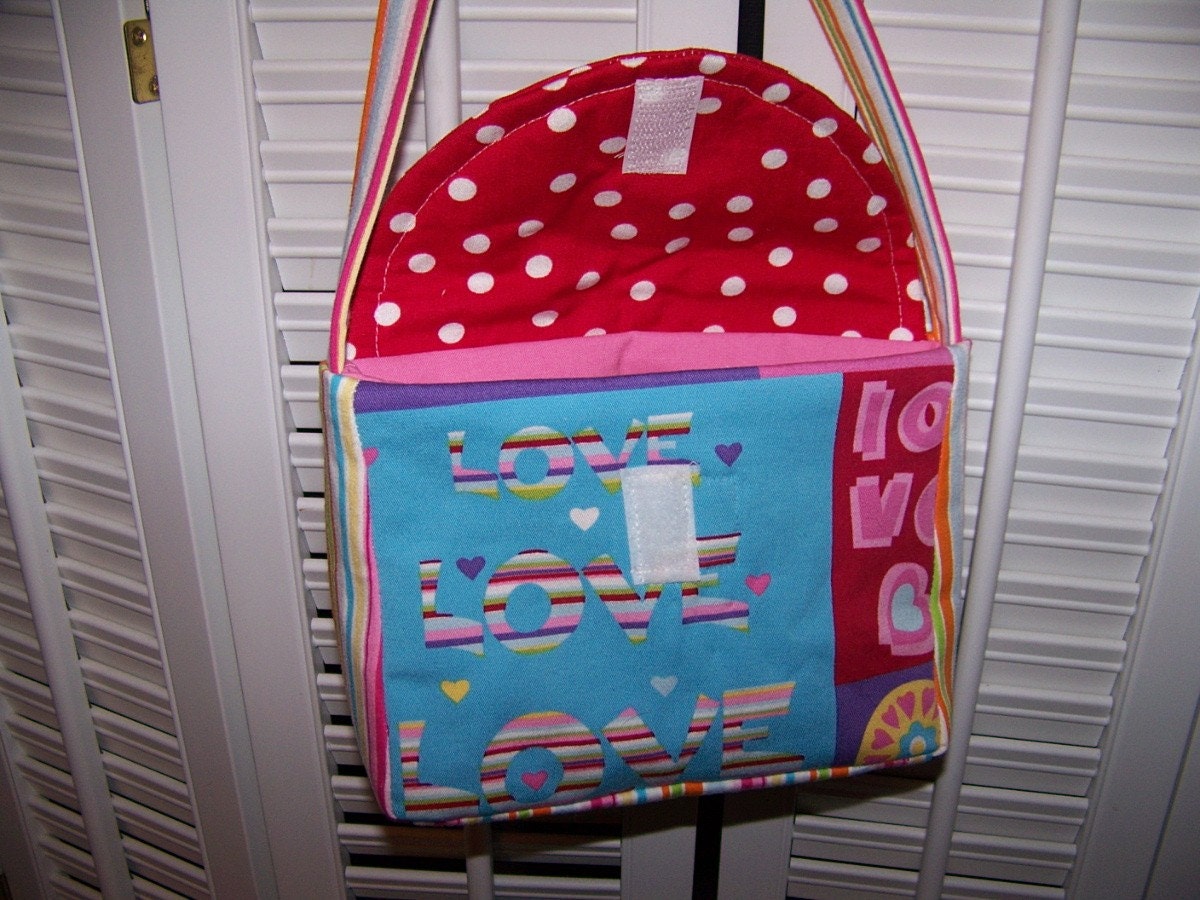 Little Girl Purse Pattern pdf and Tutorial easy sewing pattern