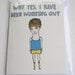 Melbourne Greeting Card - I'd go to zone two for you