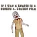 Romantic Greeting Card - If I Was a Zombie in a George A. Romero Film I'd Totally Eat Your Brains First