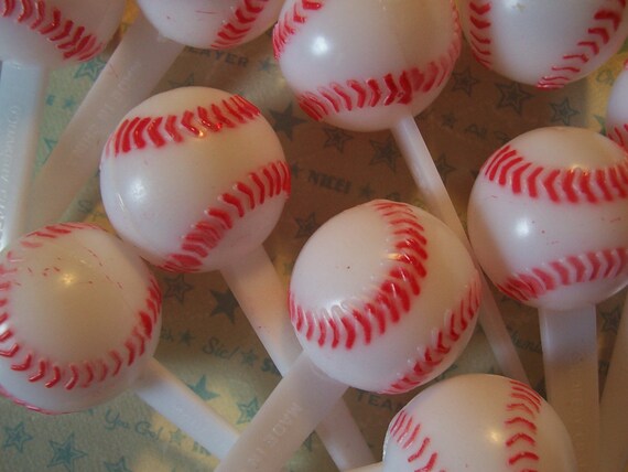 toppers cupcake Vintage Picks  or vintage Toppers baseball CrickleberryCottage Baseball Cupcake by