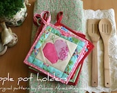 Apple paper piecing pattern