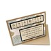 Chemistry Wedding Card Periodic Table Card - IVORY Chrysanthemums