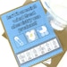 Chemistry Periodic Table Congrats Baby Card Blue