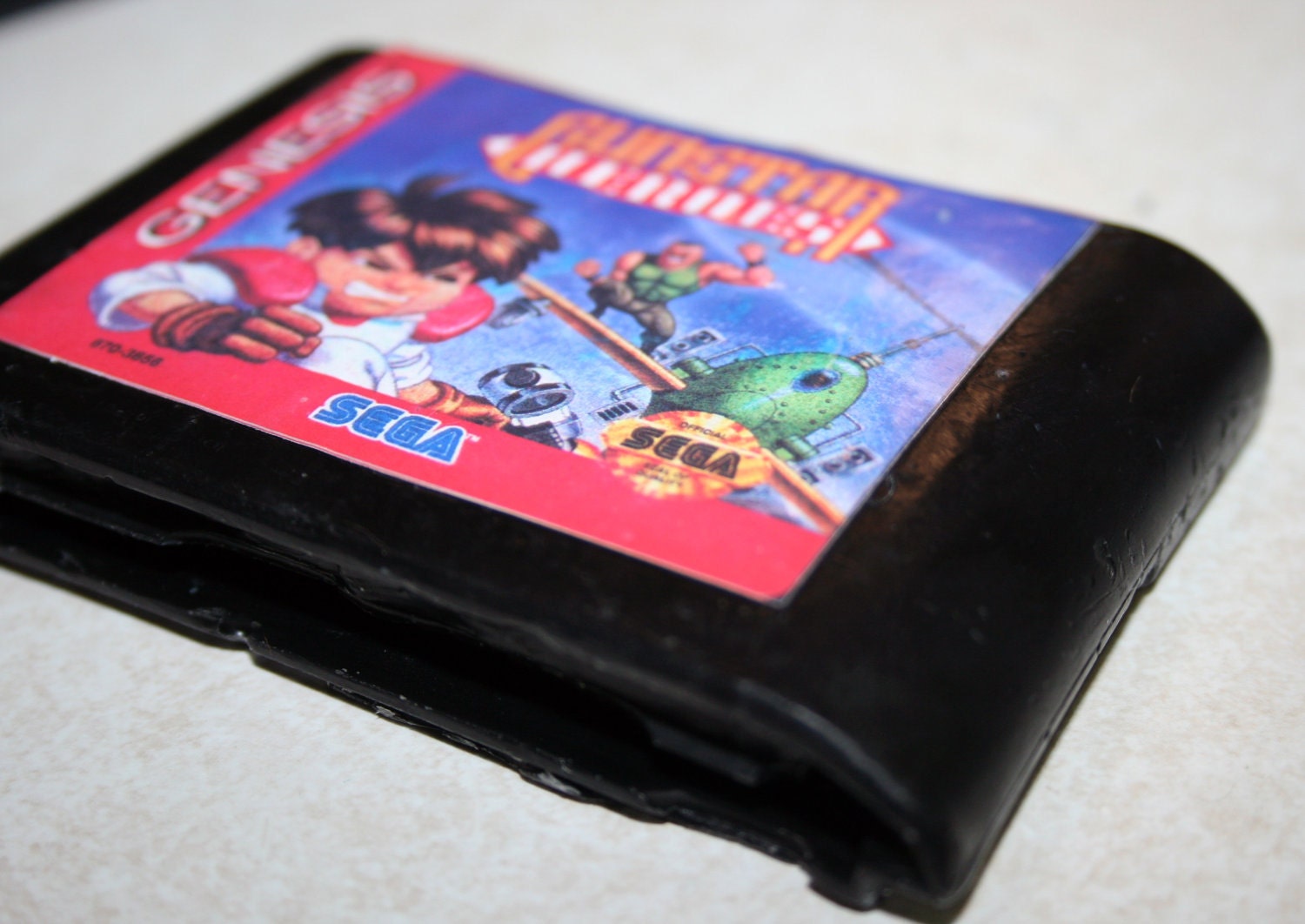 SOAP Gunstar Heroes Sega Genesis Cartridge Parody, Grape Soda Scented