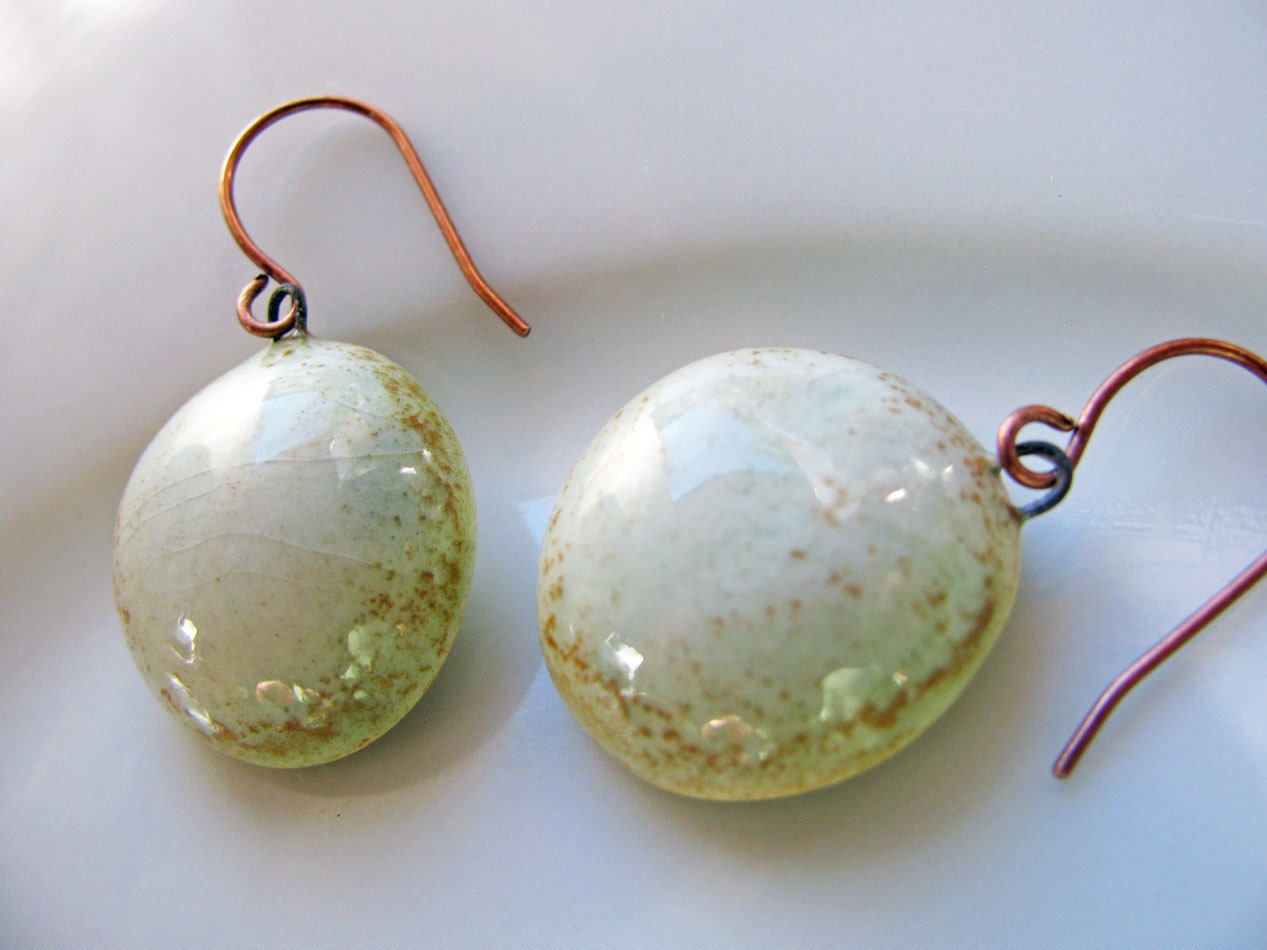 Sea Breeze Earrings Handmade Clay