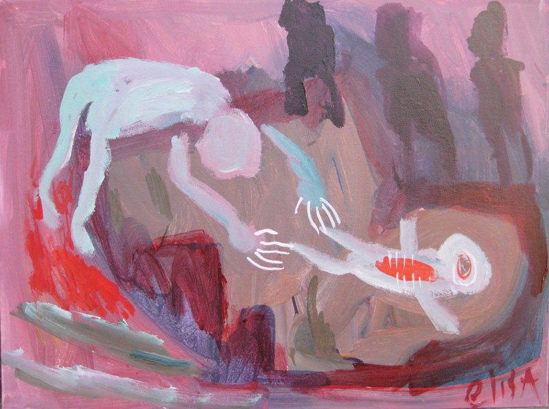 Hiding The Corpse Outsider Art Brut RAW Visionary Naive Elisa