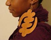 Copper Gye Nyame Earrings