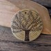 1 Woodburnt pendant- tree