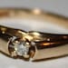 Vintage Diamond Ring 10K Yellow Gold Ring